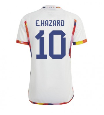 Belgien Eden Hazard #10 Udebanetrøje VM 2022 Kort ærmer